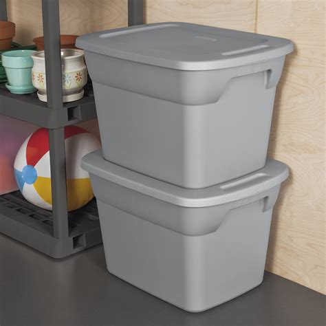 steel tote boxes|sterilite stackable storage containers.